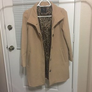 XS Cotton On coat, light camel color, lined